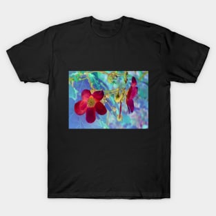 Wild Red Rose -Available As Art Prints-Mugs,Cases,Duvets,T Shirts,Stickers,etc T-Shirt